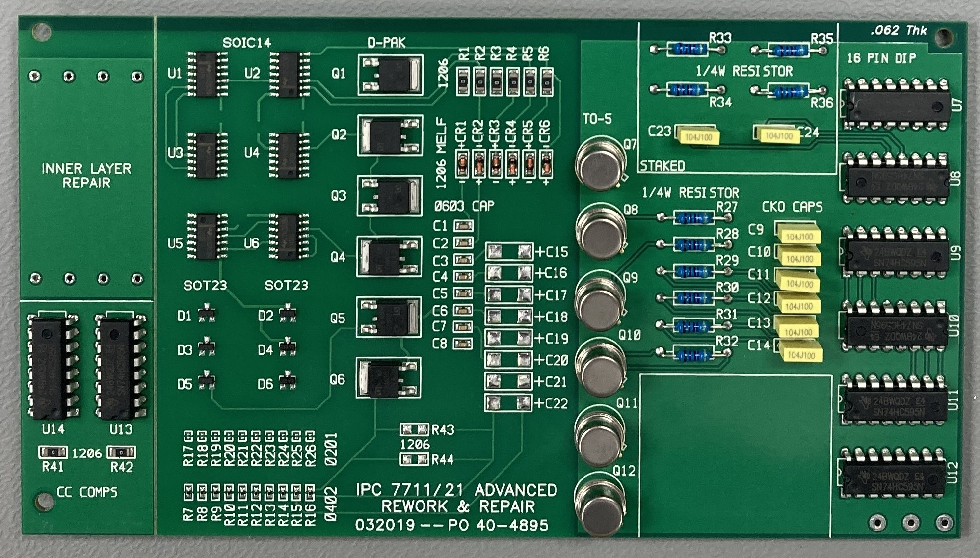 【IPC公認】リワーク・リペアトレーニングキット：IPC-7711/21完全対応【トレーニング】